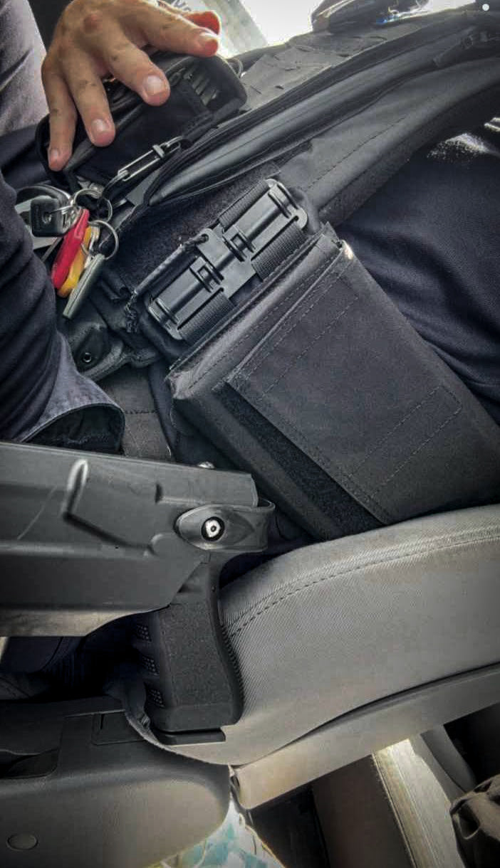 Black MOD-A Pouch - reversible admin and medical pouch, Patch Out