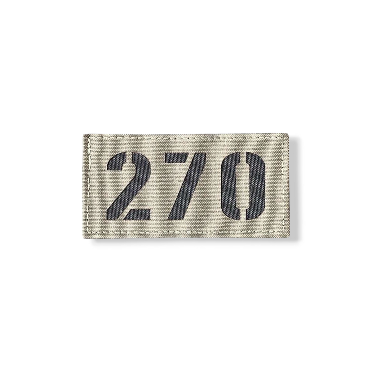 Large police-style call sign patch, laser cut