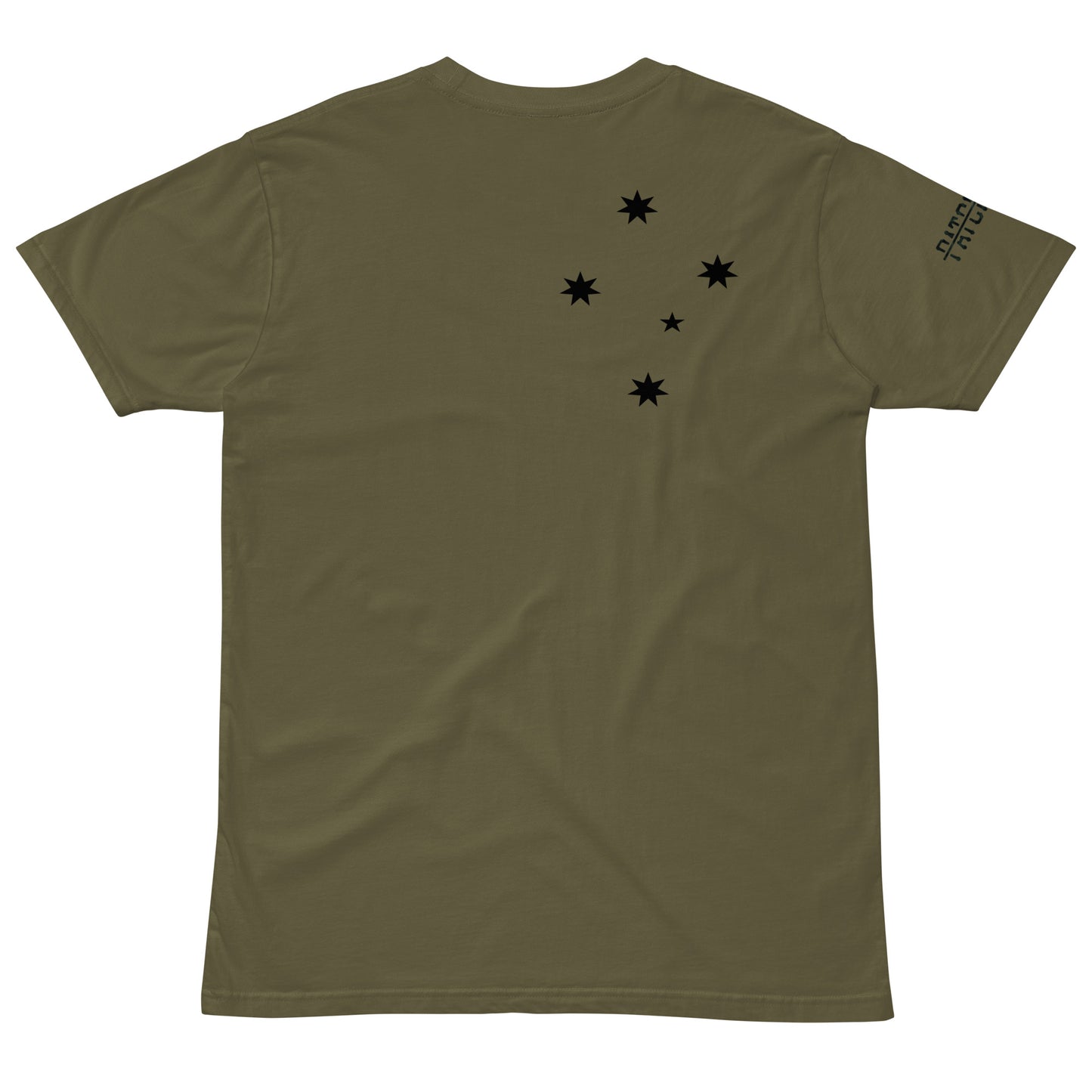 Patch Out Black Out tee, topographical design