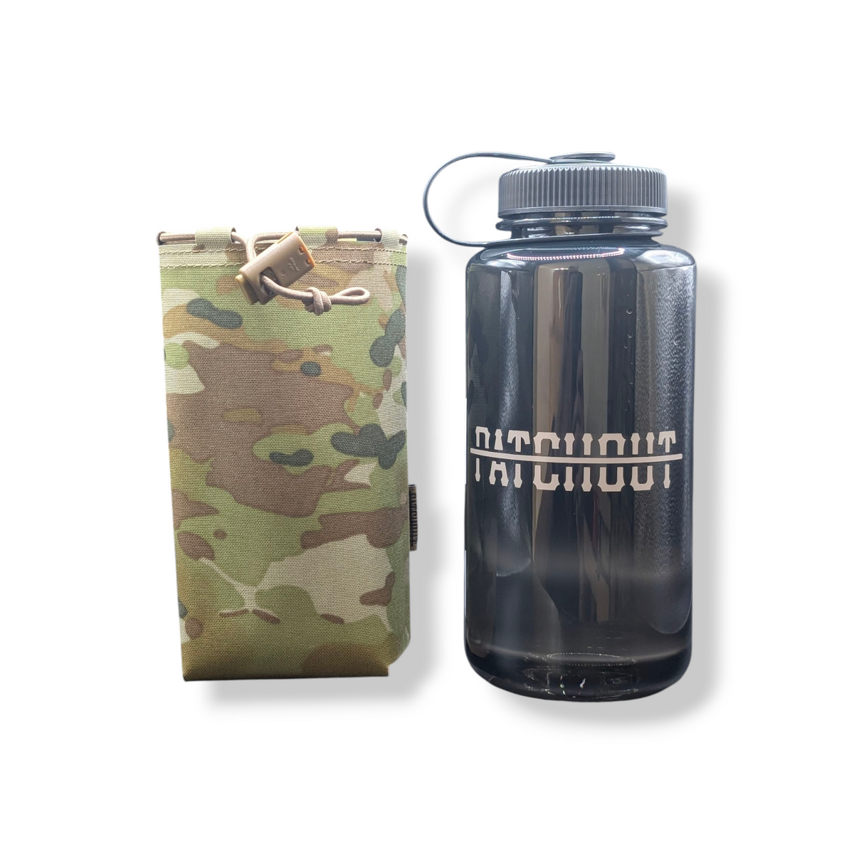 Patch Out 1L Water Bottle and Pouch Bundle, Patch Out
