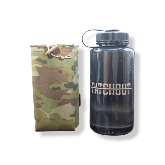 Patch Out 1L Water Bottle and Pouch Bundle, Patch Out