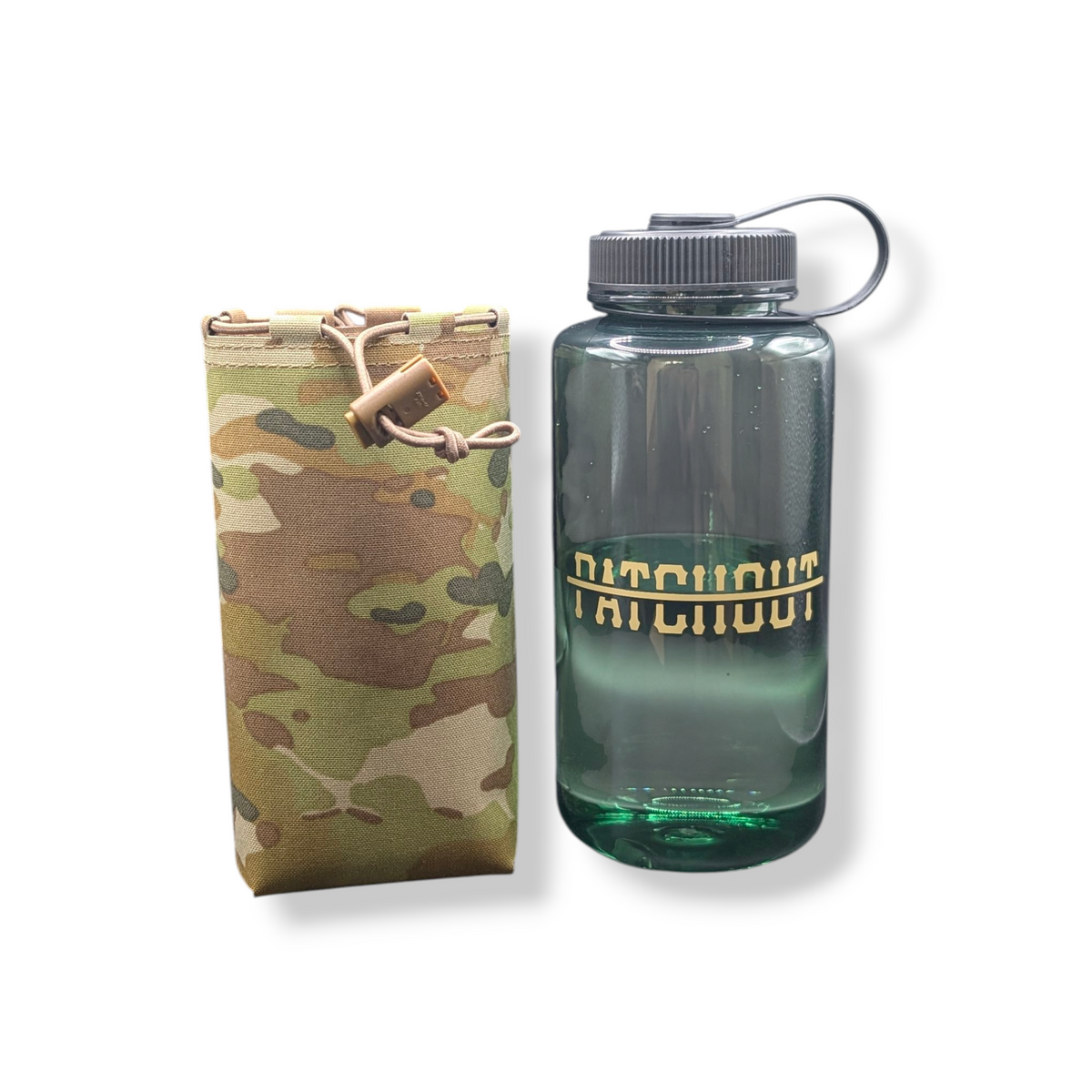 Patch Out 1L Water Bottle and Pouch Bundle, Patch Out