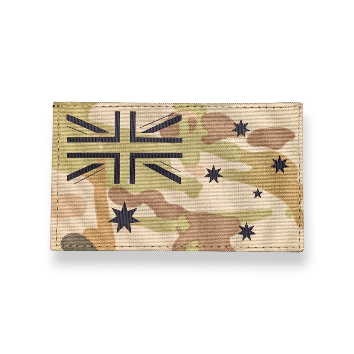 Laser-cut ANF Australian National Flag patch with hook Velcro backing