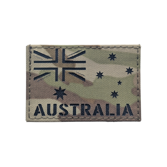 ANF patch with Australia text, laser cut