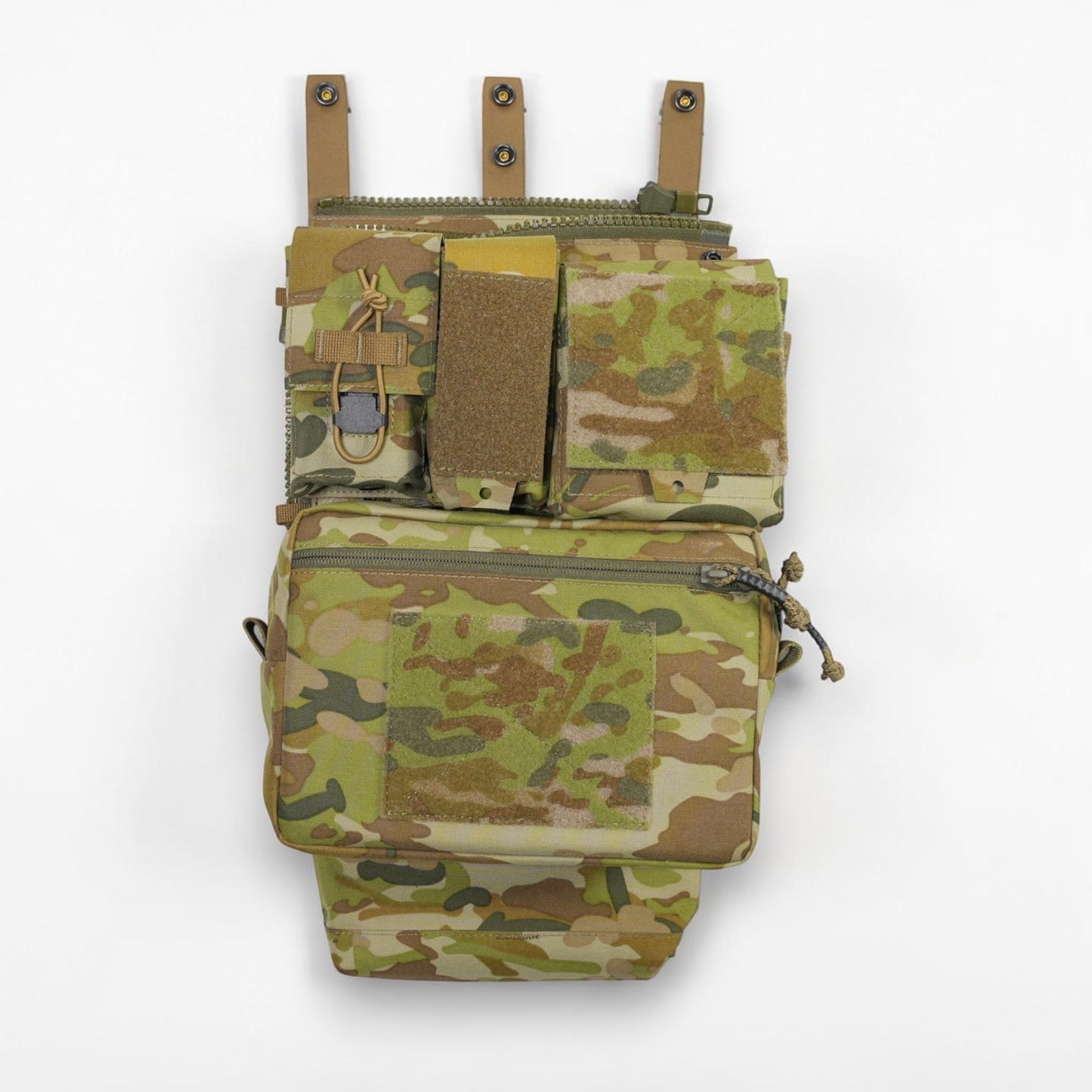 The Back Panel - modular MOLLE back panel with MOD-A pouches, Patch Out