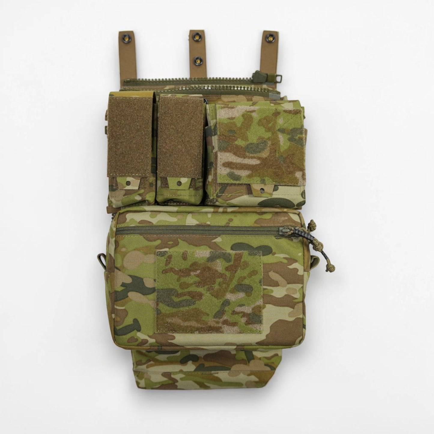 The Back Panel - modular MOLLE back panel with MOD-A pouches, Patch Out
