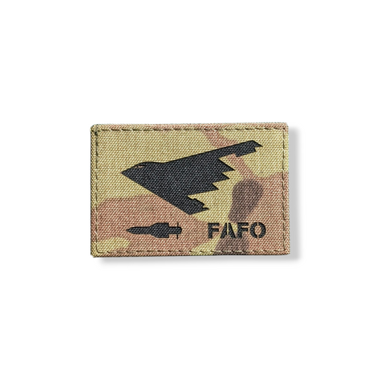 B2 FAFO bomber patch, laser cut