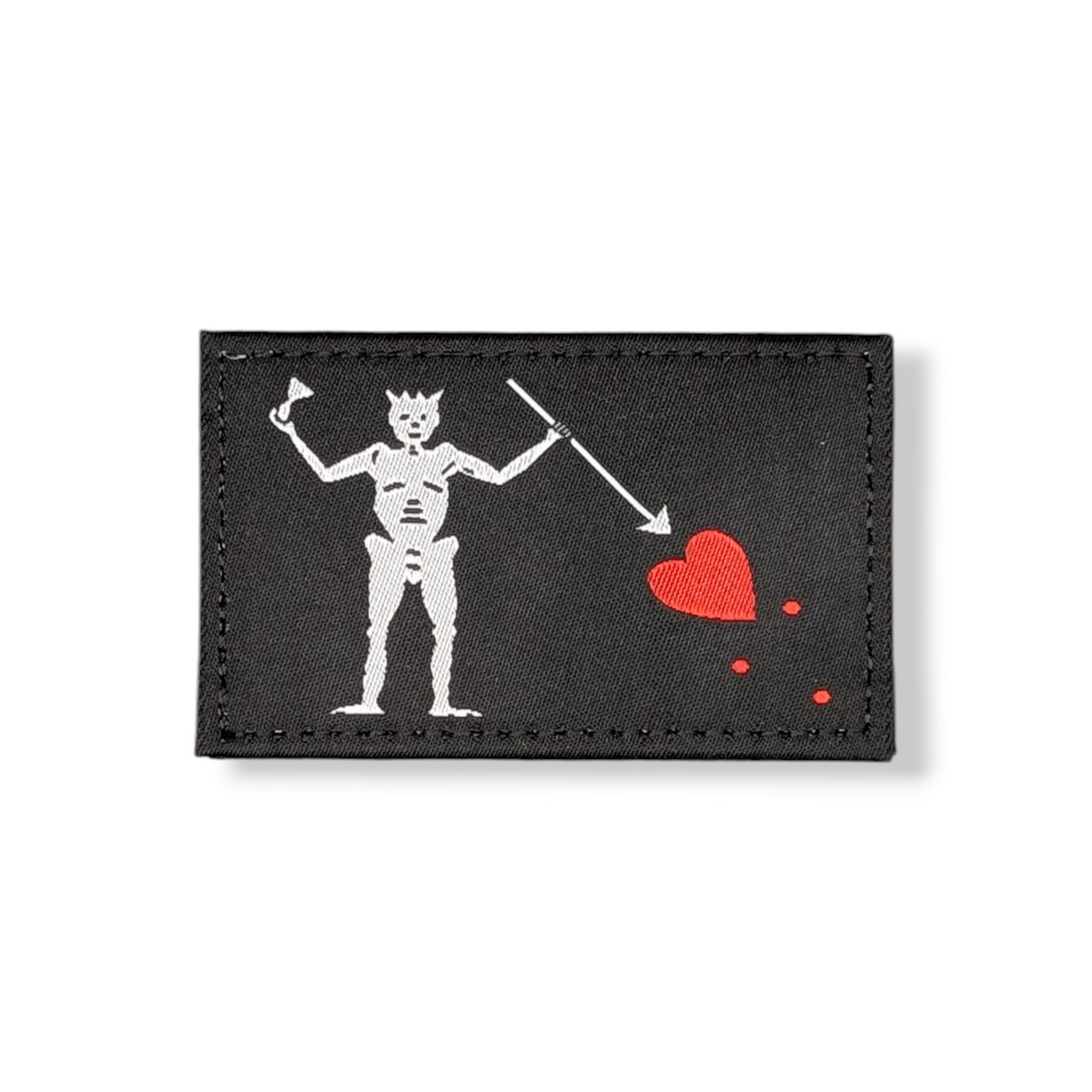 Woven Black Beard patch