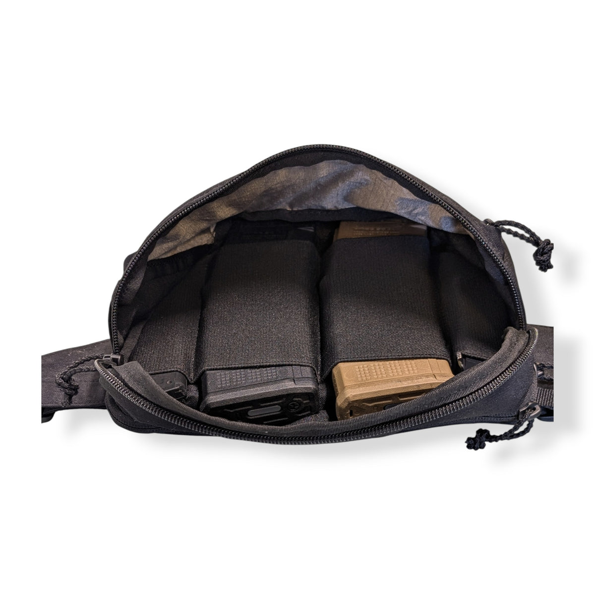 Concealed Carry Bum Bag - Black, Patch Out