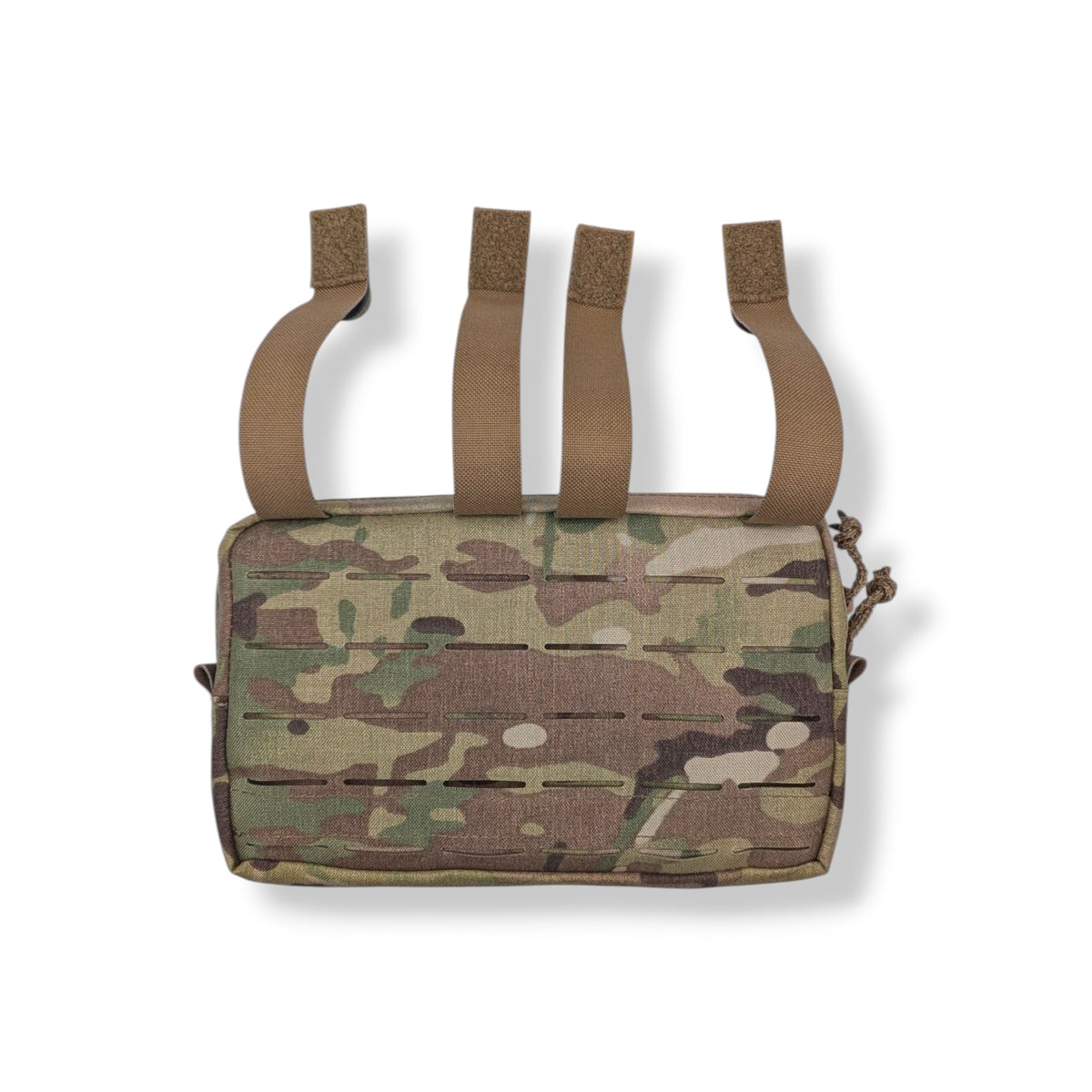 Black Horizontal GP Pouch - MOLLE general-purpose pouch, Patch Out
