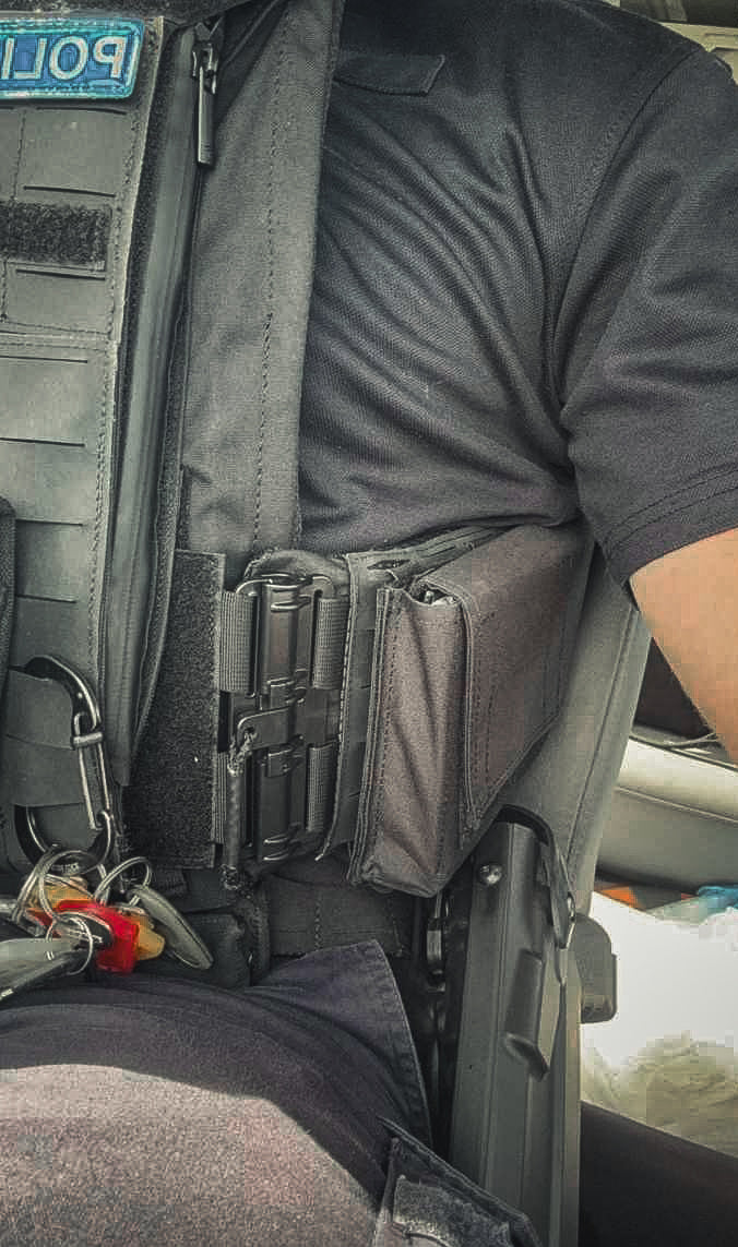 Black MOD-A Pouch - reversible admin and medical pouch, Patch Out