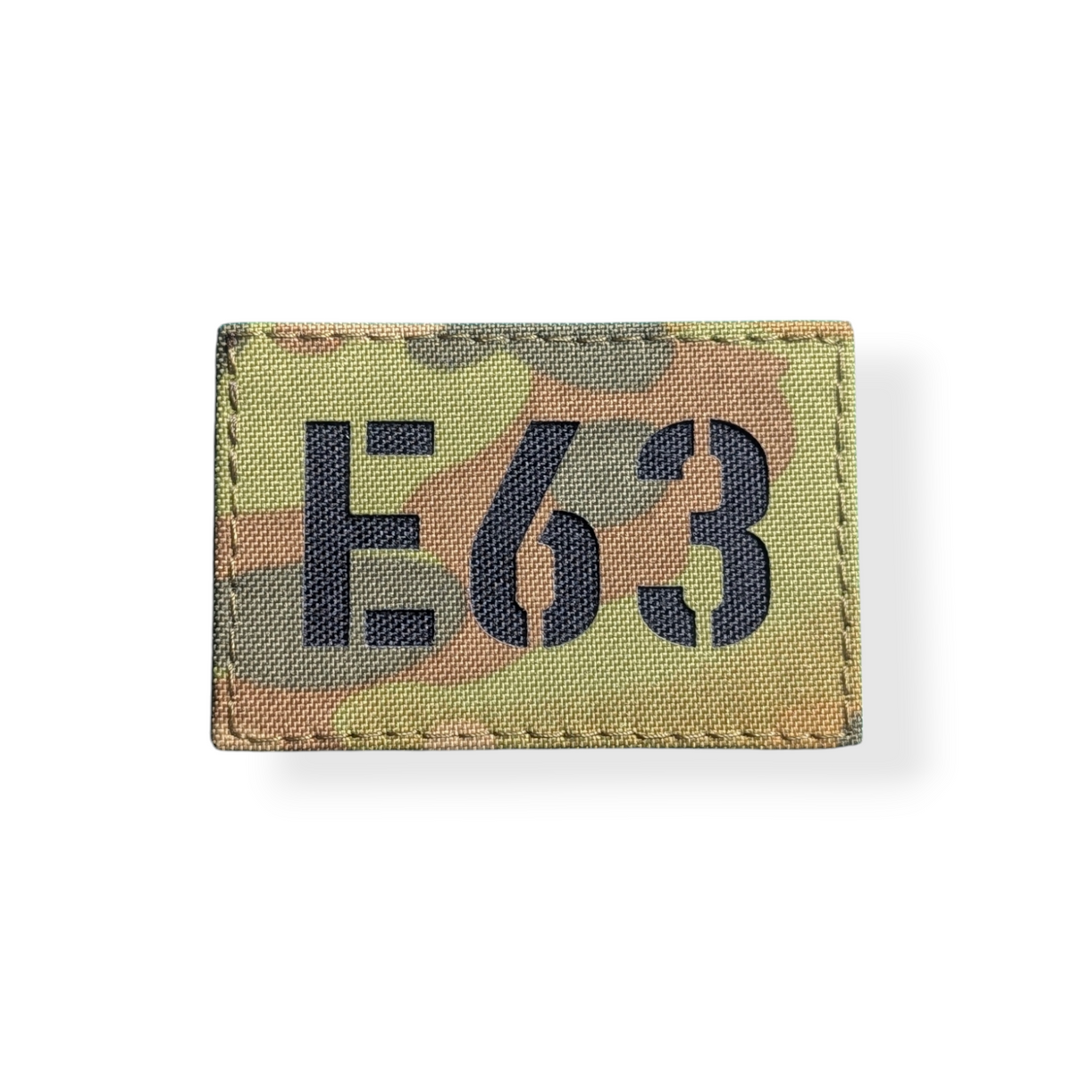 Call sign patch with hook Velcro backing