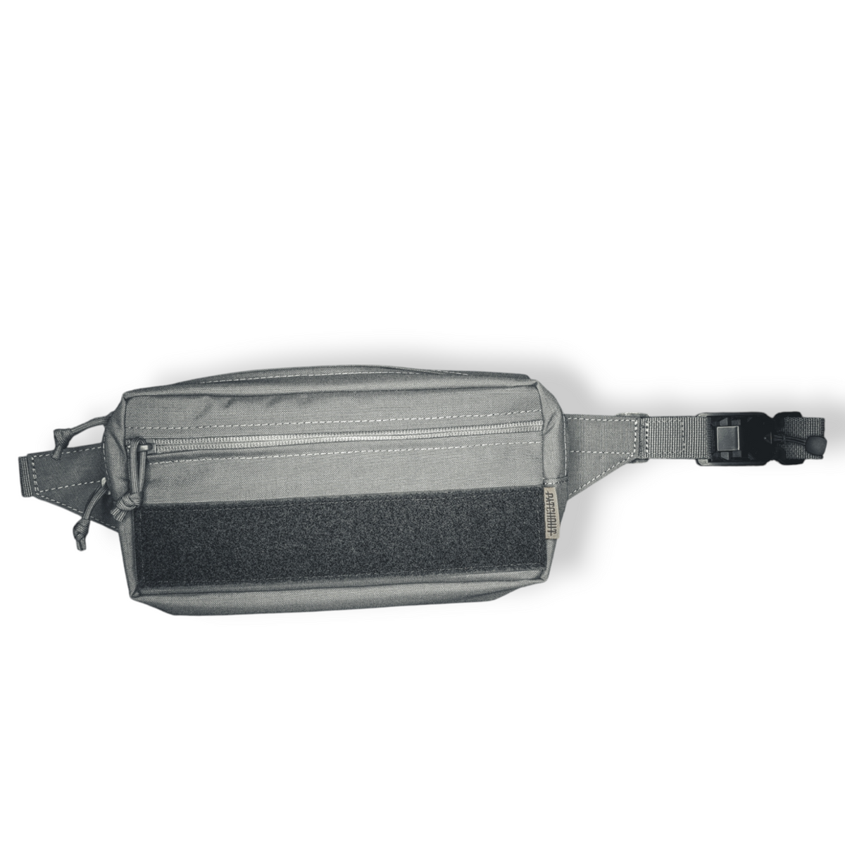 Cement Grey RFID-Protected Bum Bag, Patch Out