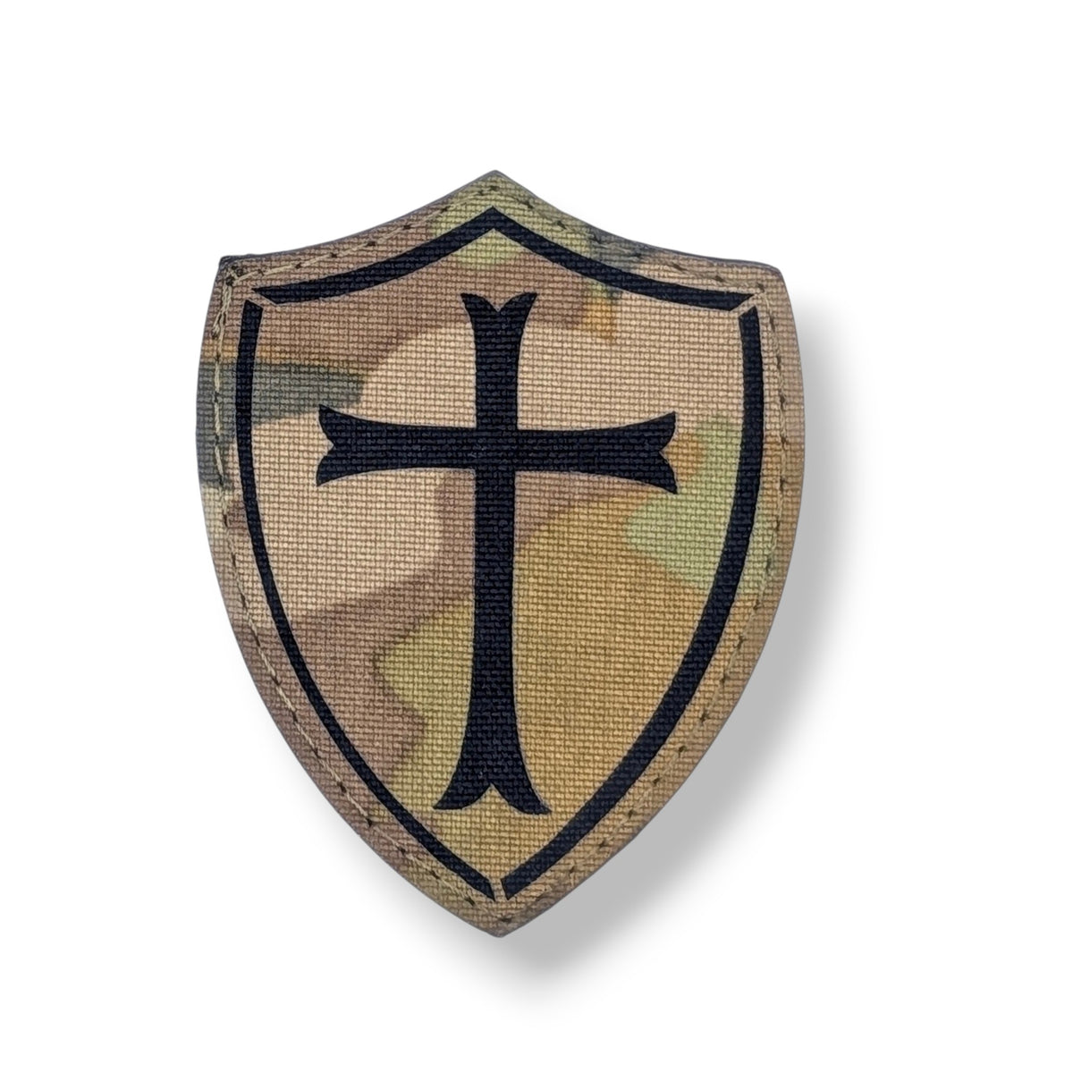 Crusader cross patch, laser cut