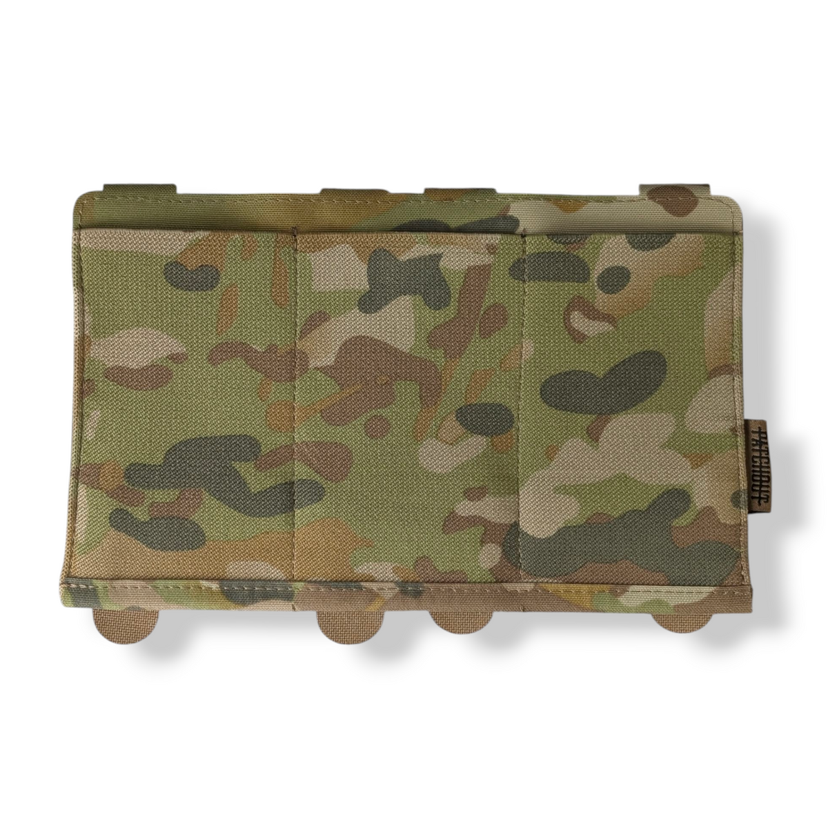 Elastic Triple Shingle - 3-magazine elastic retention pouch, Patch Out