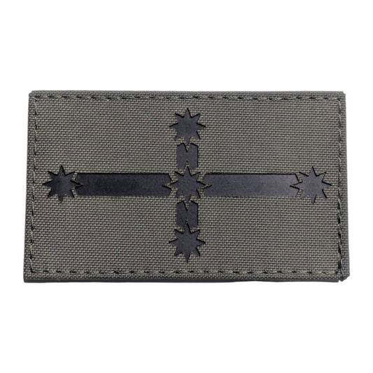 Eureka flag patch, laser cut