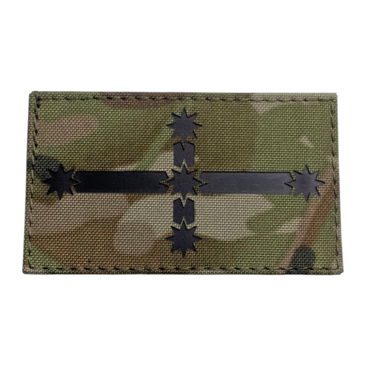 Eureka flag patch with infrared reflective detailing