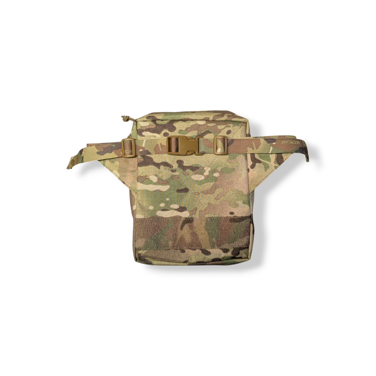 Gas Mask Pouch - waist-mounted gas mask carrier, Patch Out