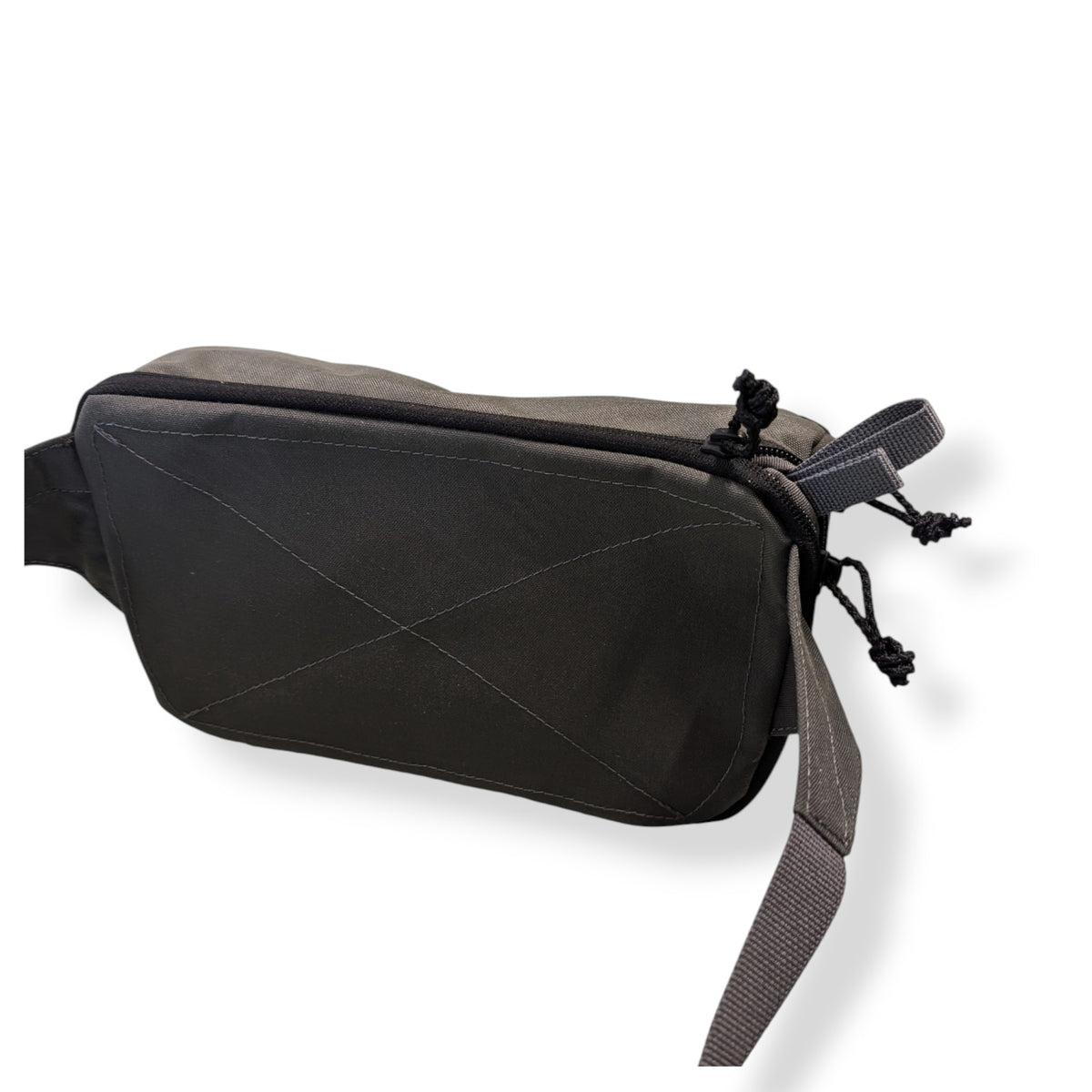 Concealed Carry Bum Bag - Grey, Patch Out