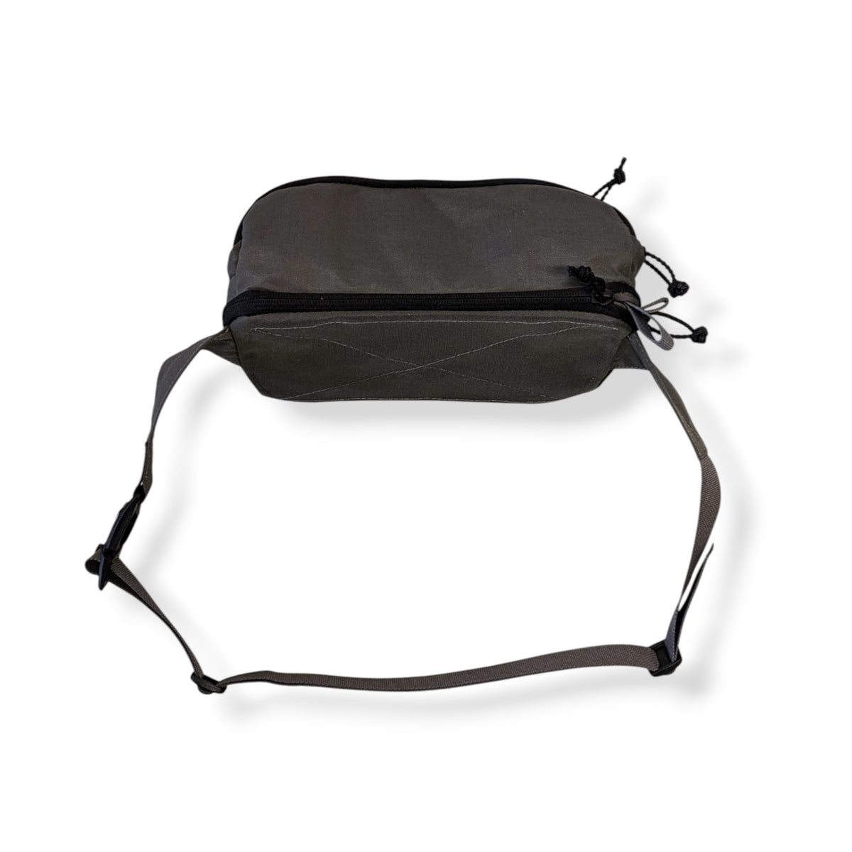 Concealed Carry Bum Bag - Grey, Patch Out