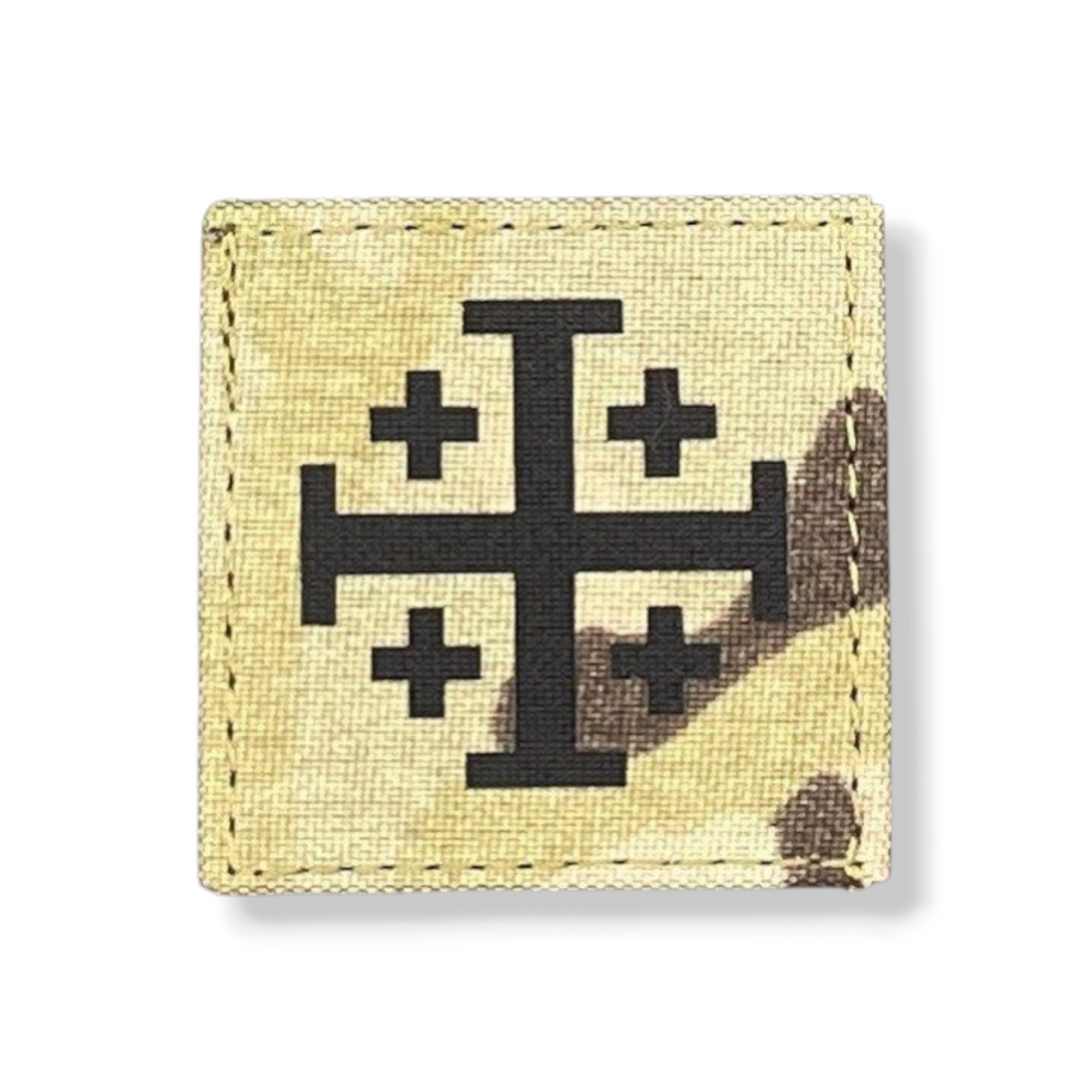 Jerusalem cross patch, laser cut