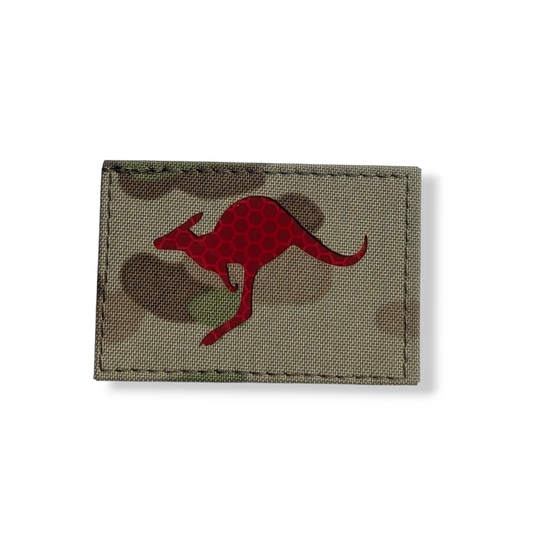 Kangaroo patch, laser cut