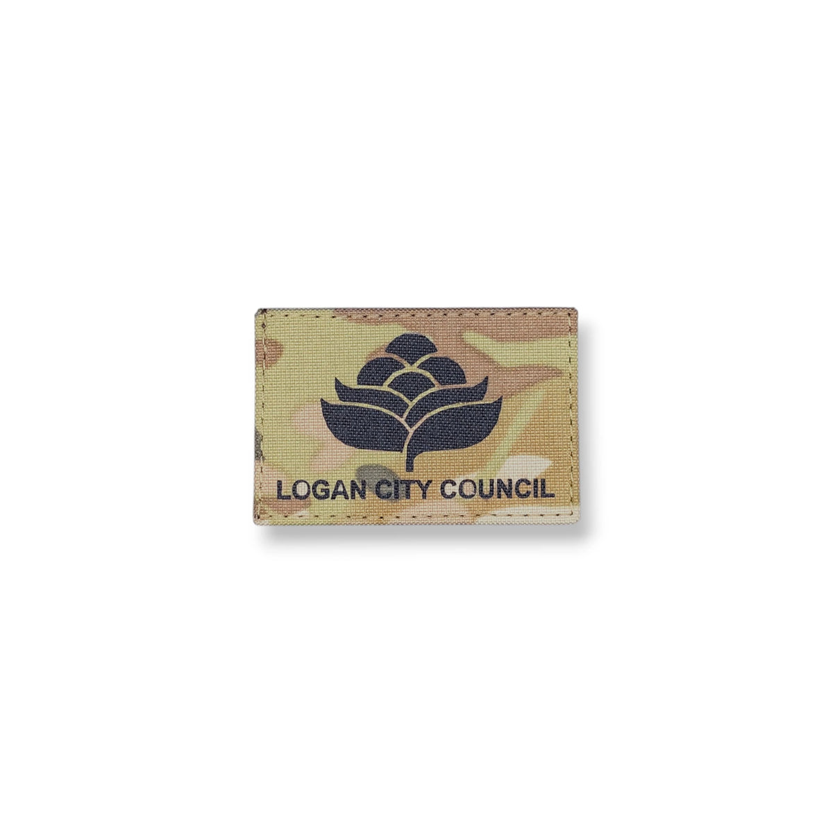 Logan City patch, laser cut