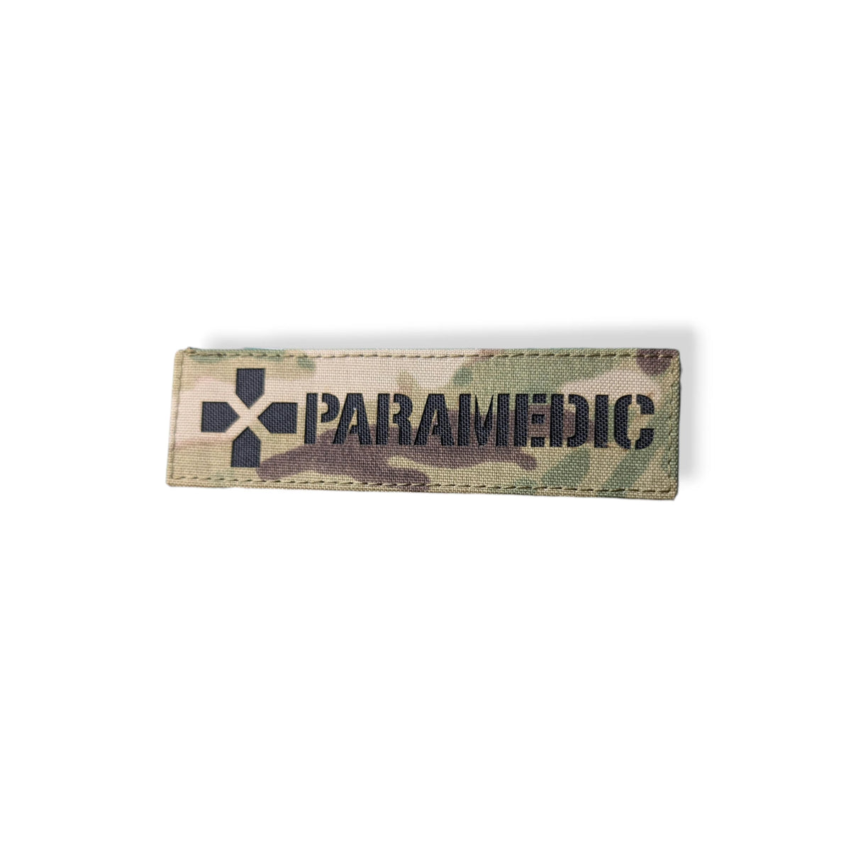 Medical cross name plate patch with hook Velcro backing