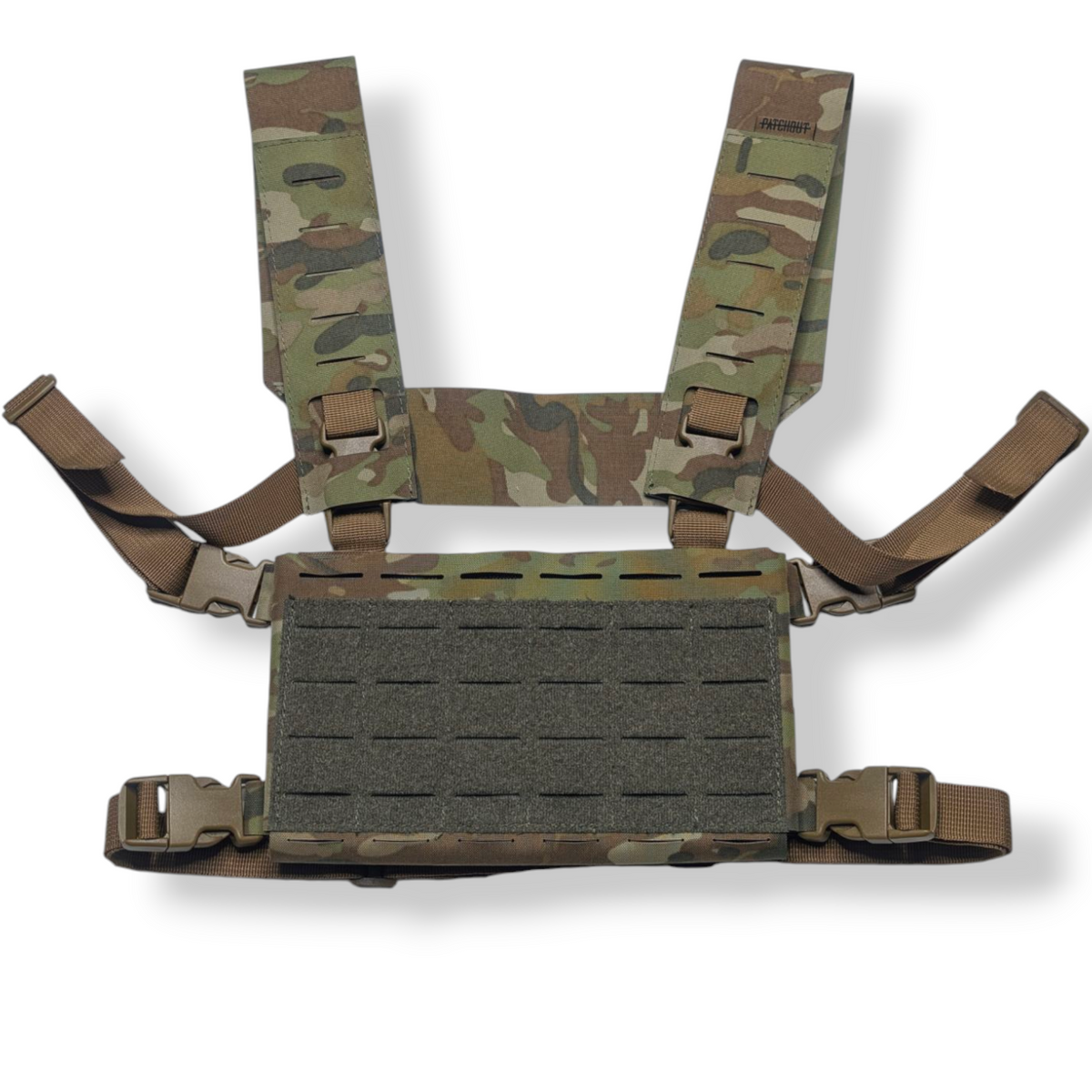 Mk 1 M.A.R.S 6 MOLLE Wide - modular battle bra and plate carrier rig, Patch Out