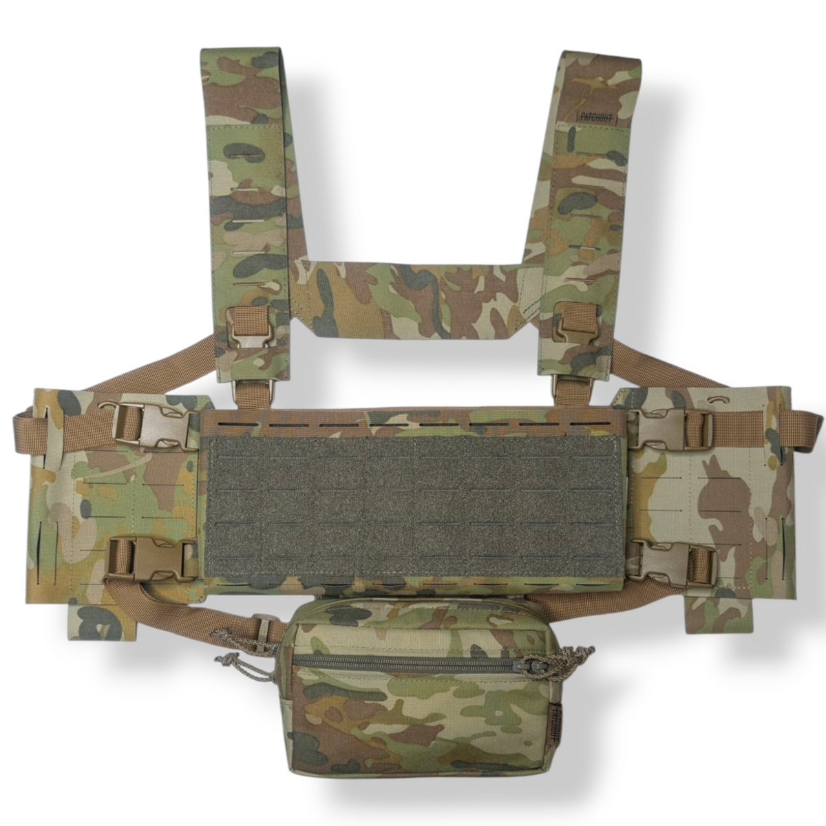 Mk 1 M.A.R.S 8 MOLLE Wide - modular battle bra and plate carrier rig, Patch Out