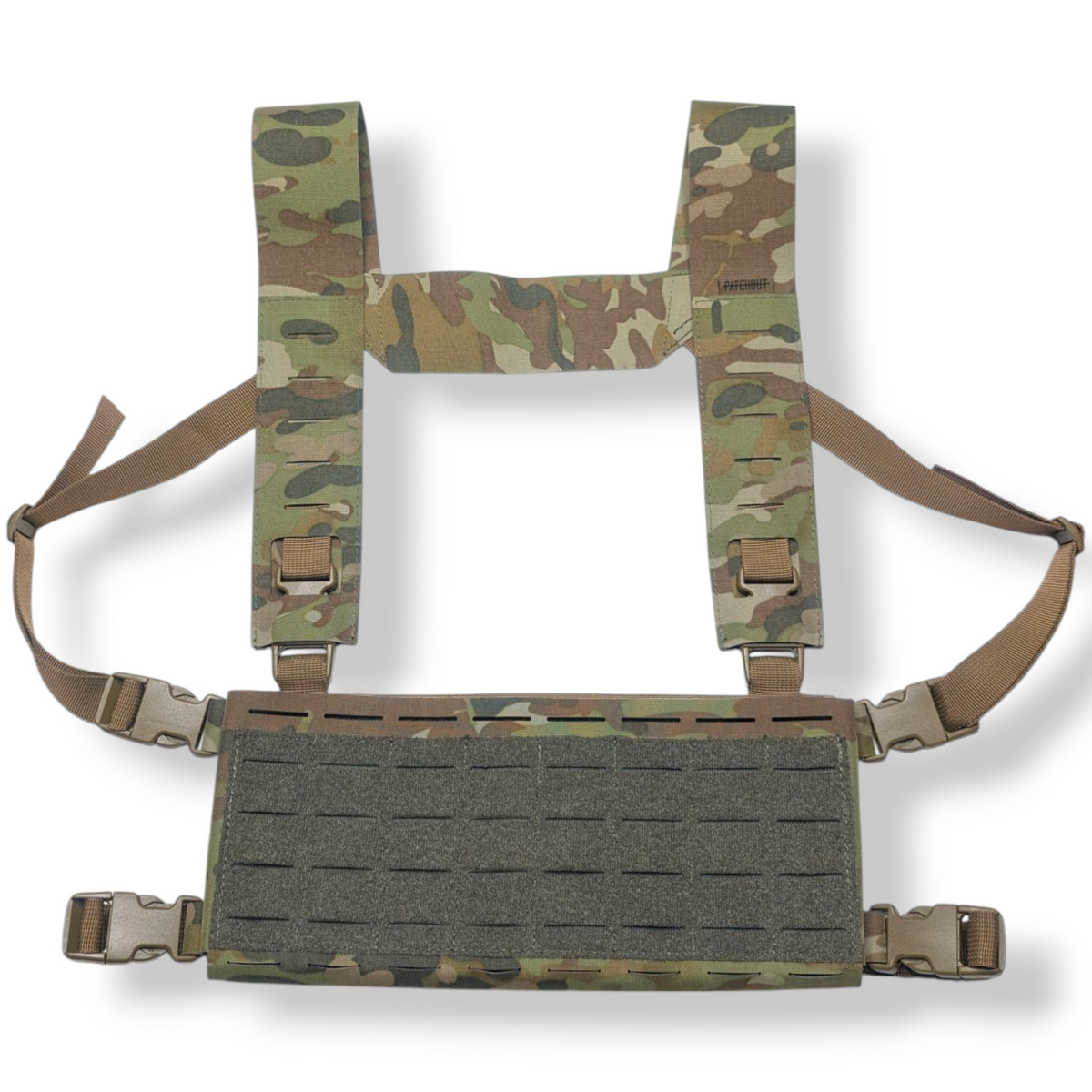 Mk 1 M.A.R.S 8 MOLLE Wide - modular battle bra and plate carrier rig, Patch Out