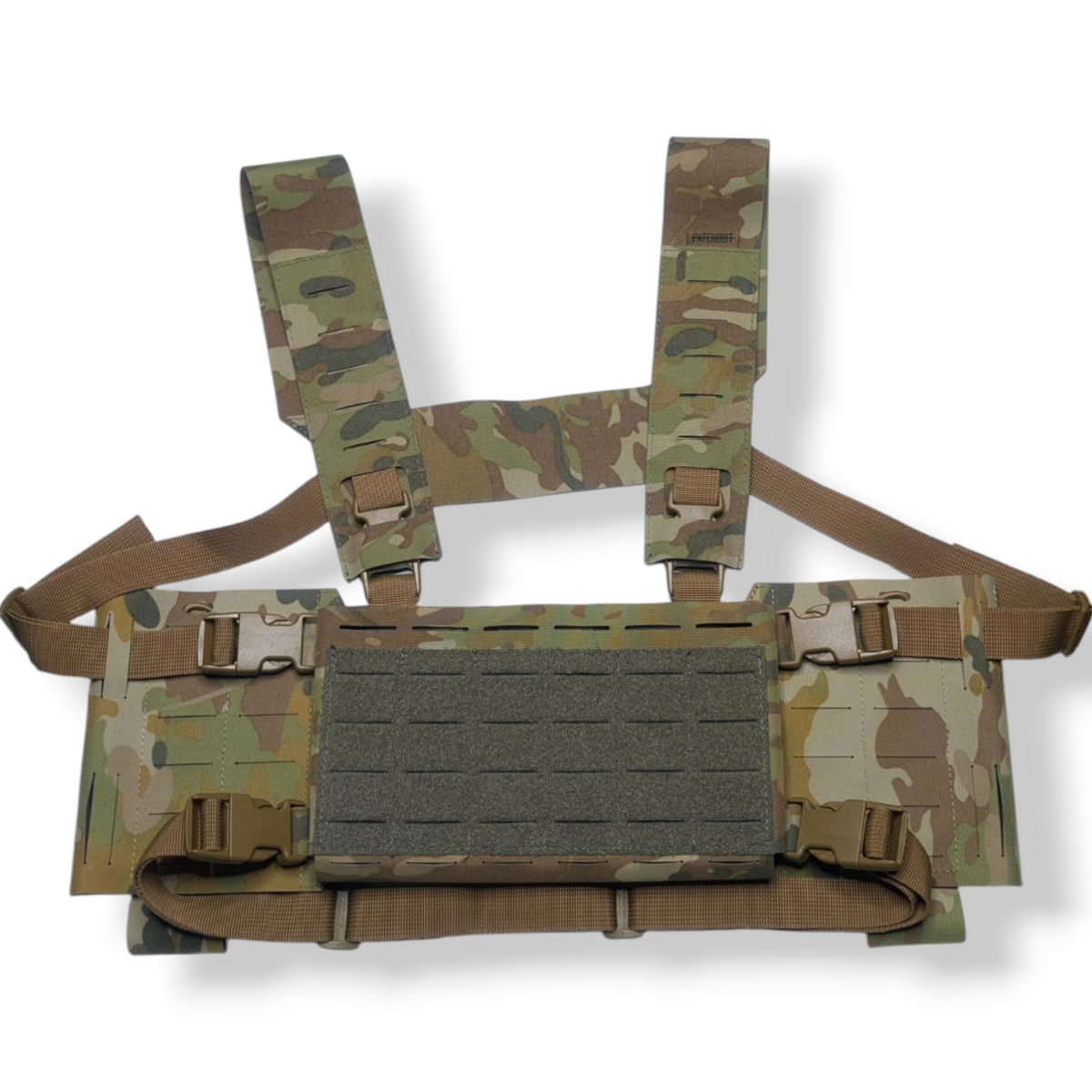 Mk 1 M.A.R.S 8 MOLLE Wide - modular battle bra and plate carrier rig, Patch Out