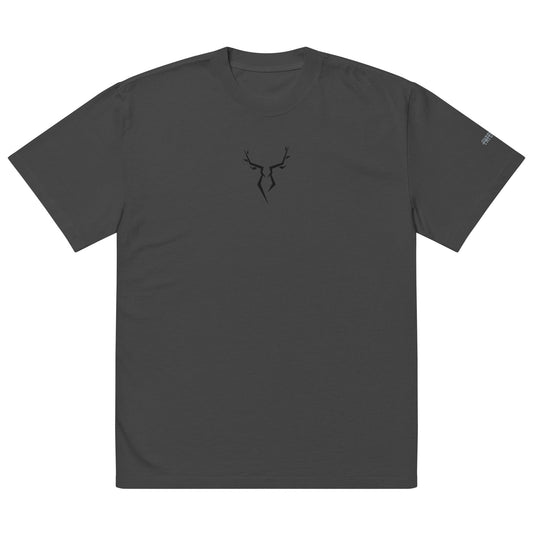 Heavy-Weighted Oversized Tee + Embroidered