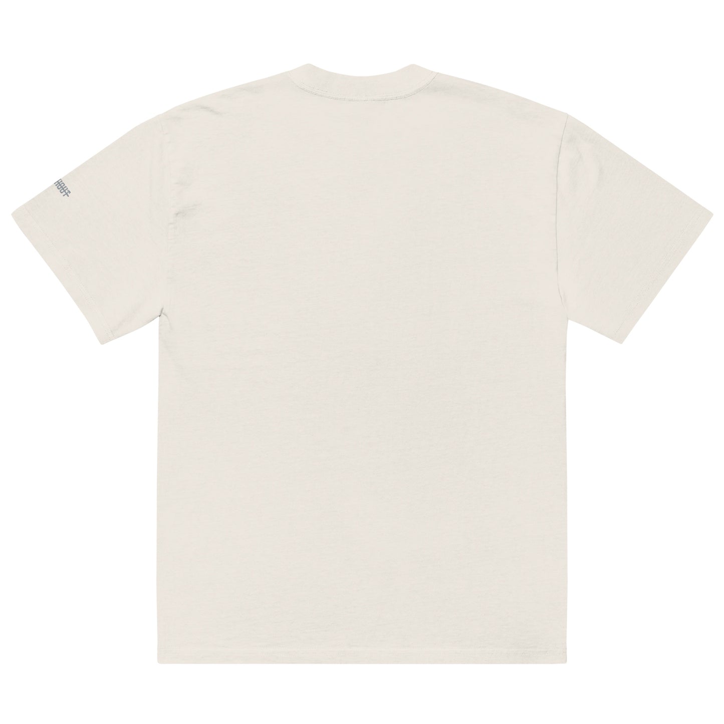 Heavy-Weighted Oversized Tee + Embroidered