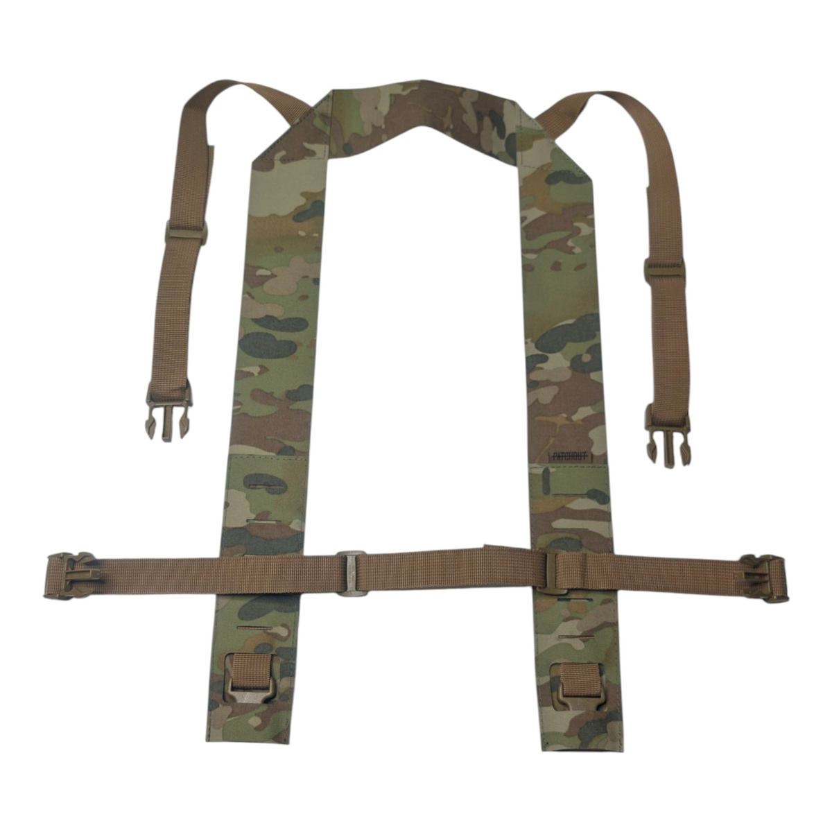 Padded Light Weight Battle Bra Harness, Patch Out