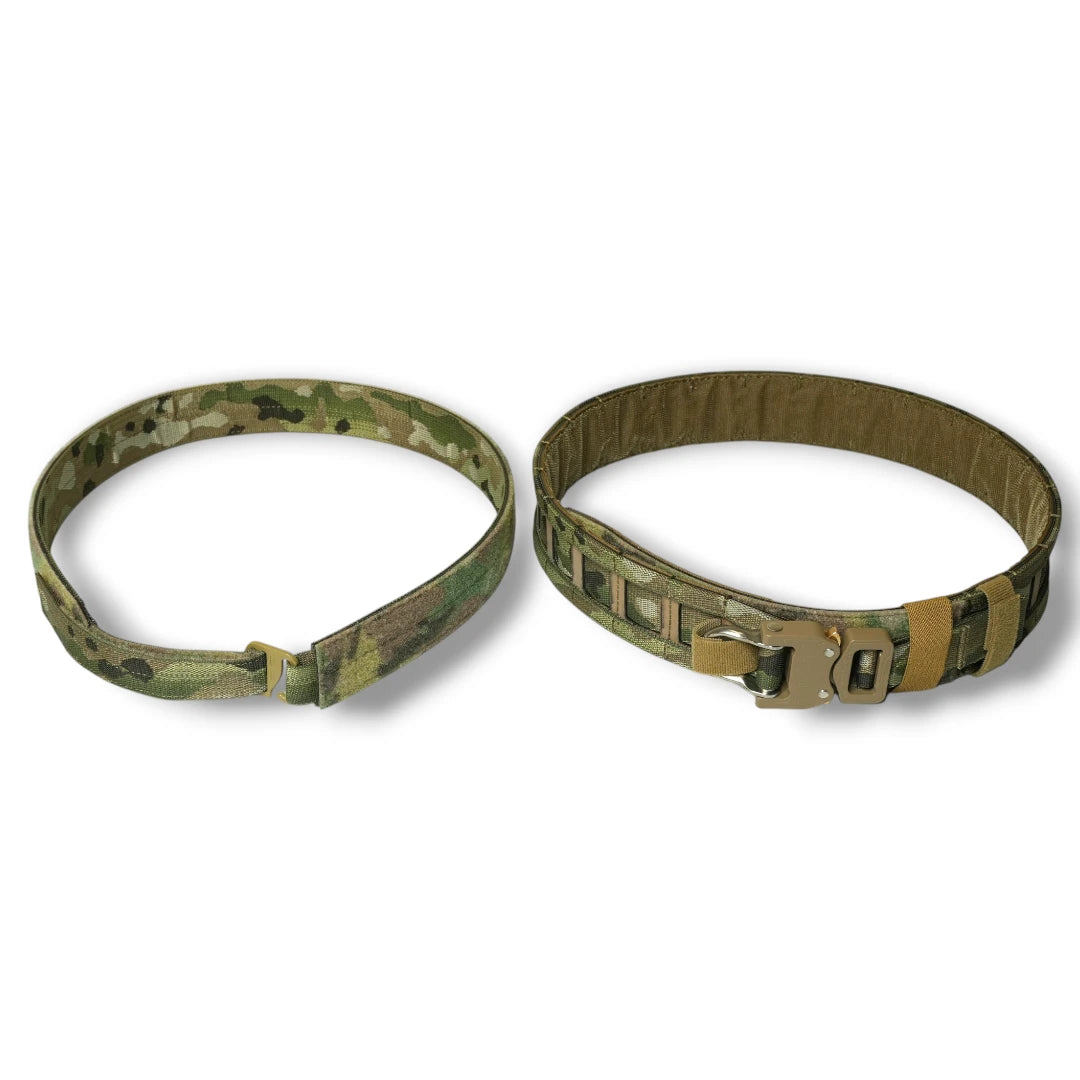 Peregrine Battle Belt - dual-layer Curv duty belt with AustriAlpin COBRA buckle, Patch Out