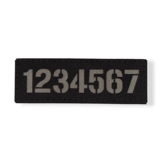 Police identifier patch, laser cut 500D Cordura