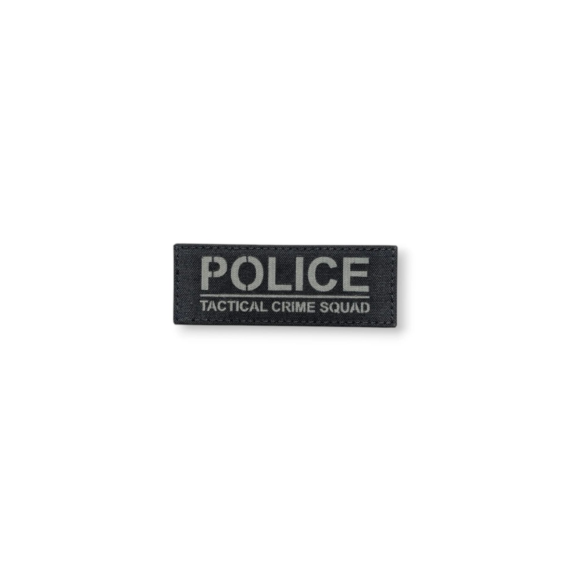 Police Tactical Crime Squad patch, laser cut