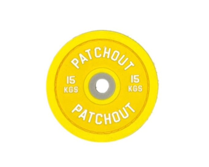 PVC weight plate patch, Green 10 kg