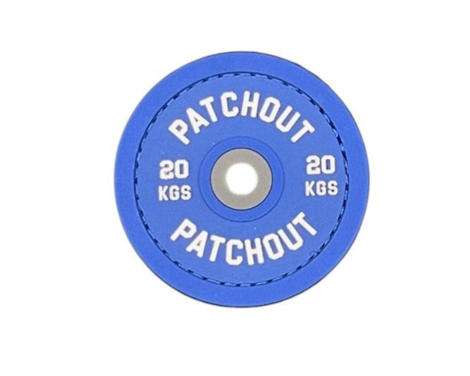 PVC weight plate patch, Yellow 15 kg