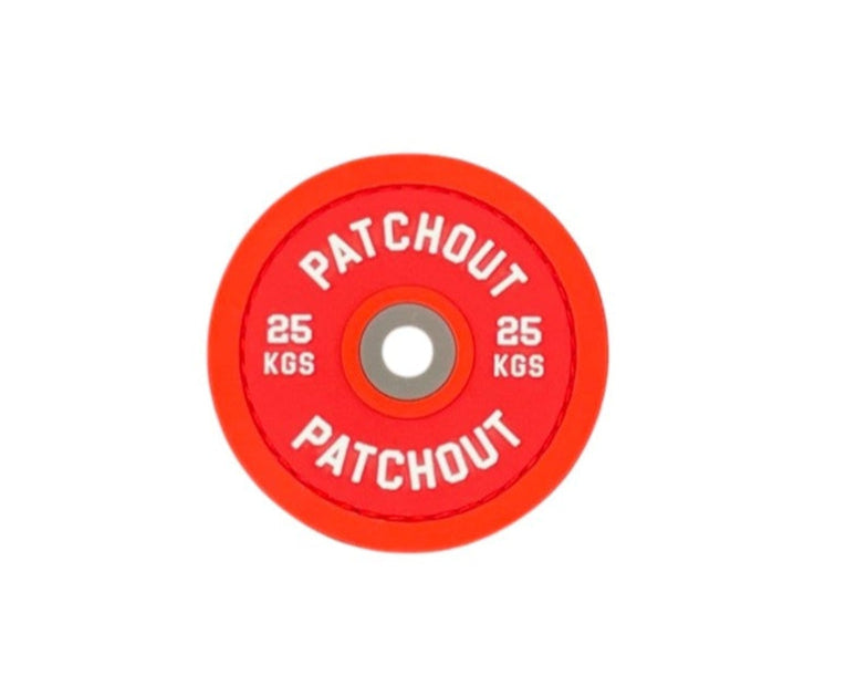 PVC weight plate patch, Blue 20 kg