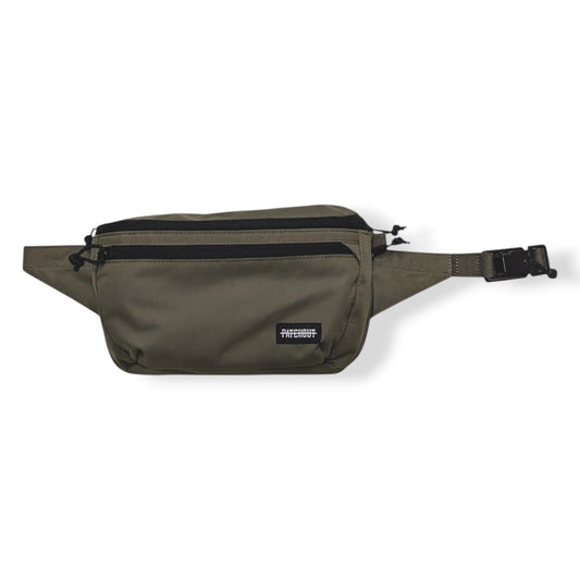 Concealed Carry Bum Bag - Ranger Green, Patch Out