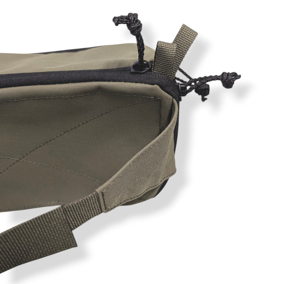 Concealed Carry Bum Bag - Ranger Green, Patch Out