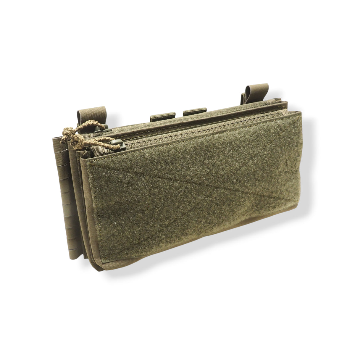 Ranger Green Mod-A - stacked reversible admin pouch, Patch Out