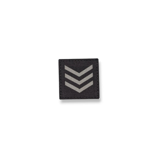 Rank patch, laser cut