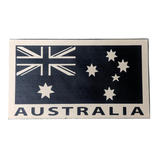 Screen printed Tan ANF patch with Australia text