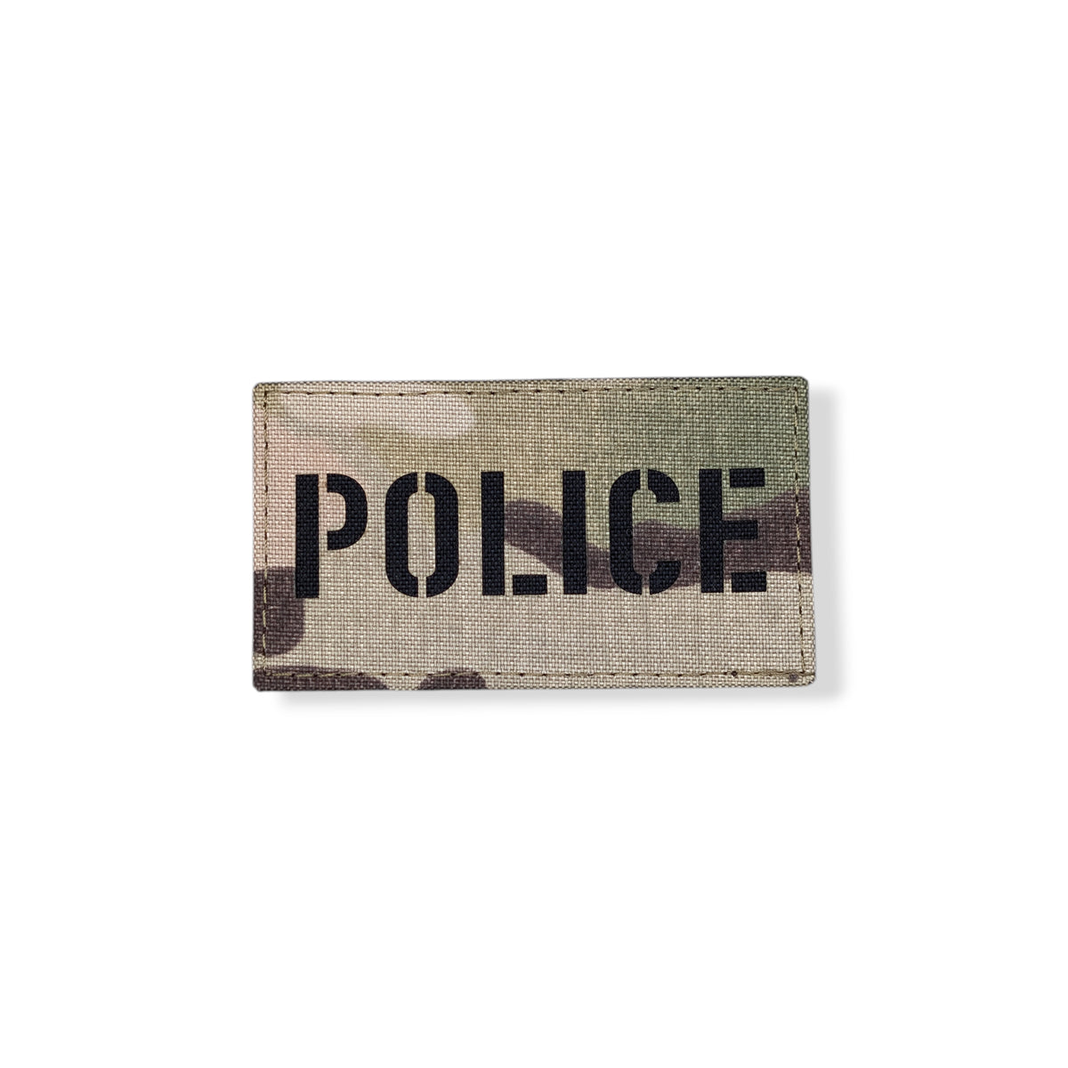 Shoulder and helmet police patch, laser cut