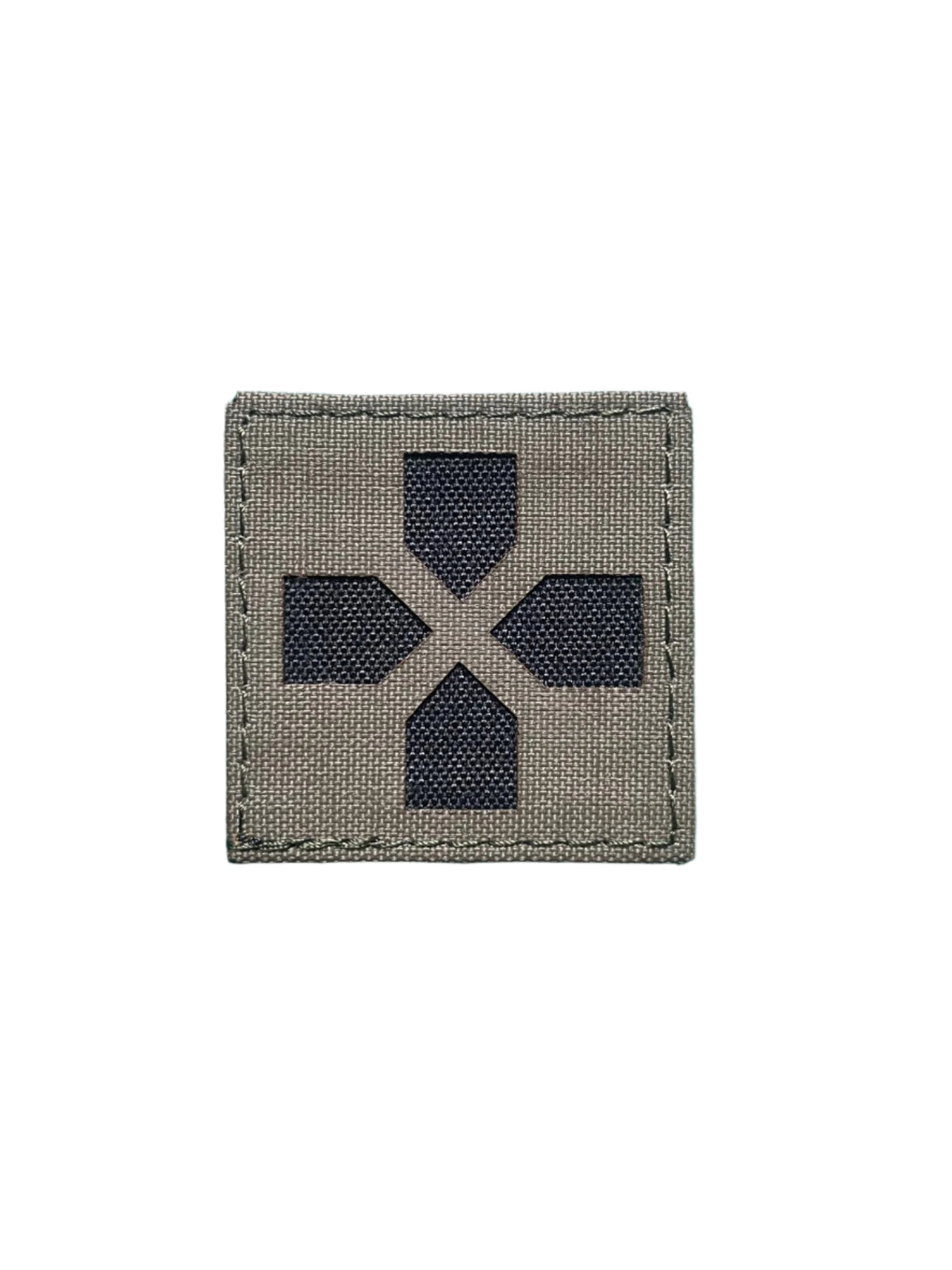 Small medic cross patch, low vis finish