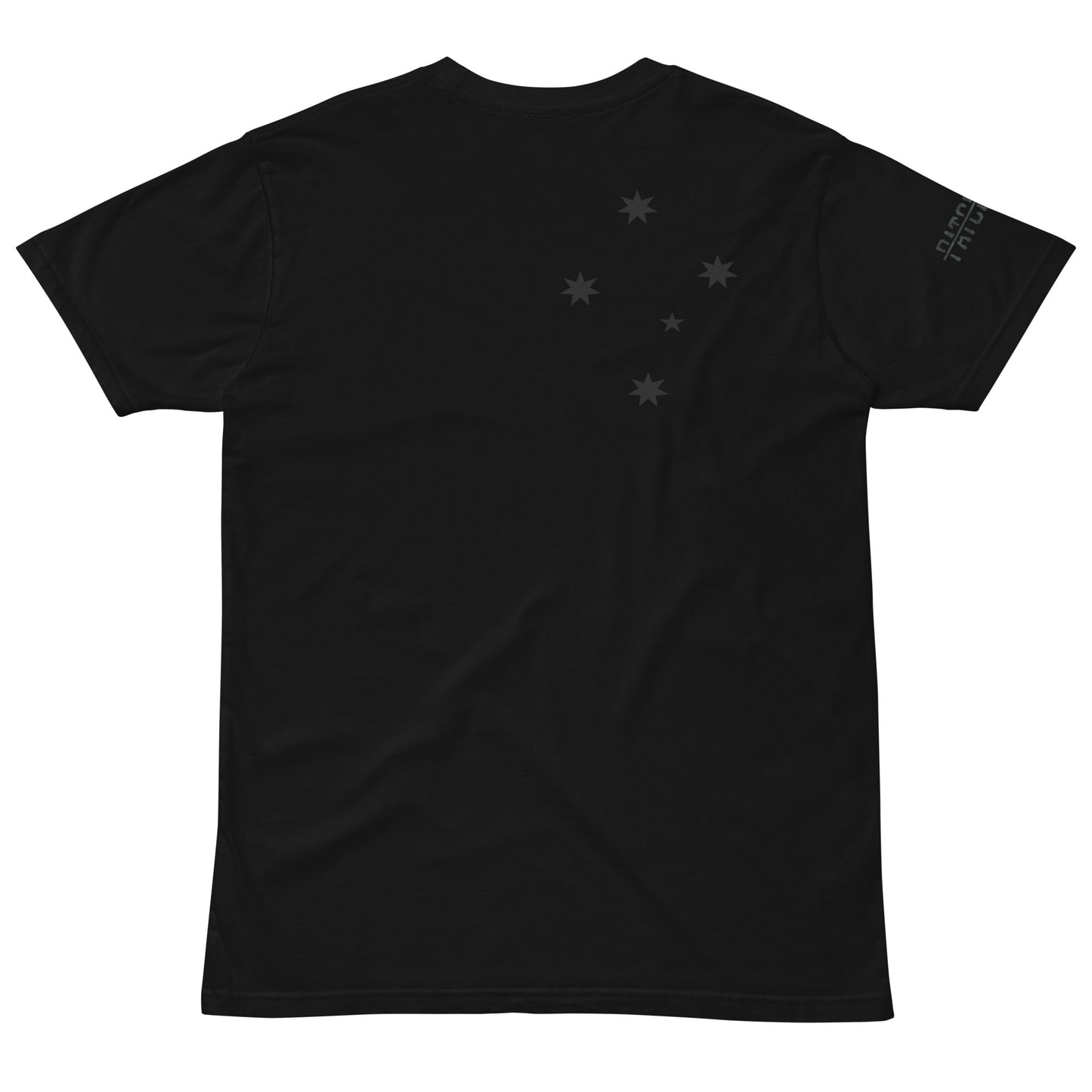 Patch Out Black Out tee, Southern Cross back print