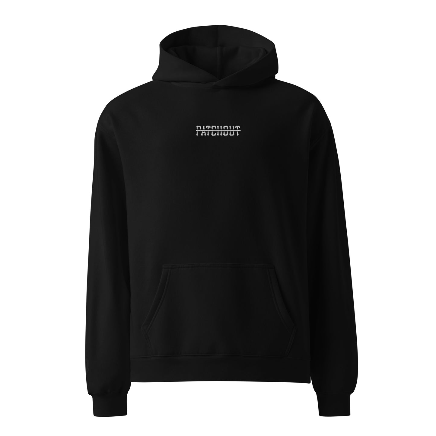 Patch Out oversized unisex hoodie